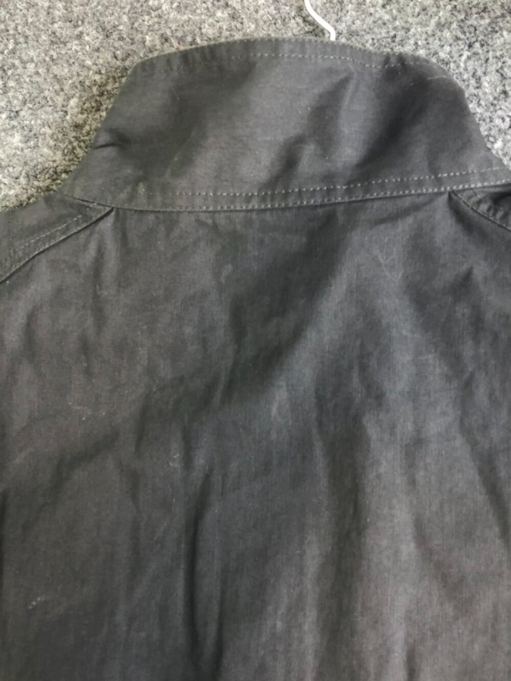 Columbia Bear Creek Mens Jacket XL Gray Lightweight Zip Snap Utility Pockets - Picture 11 of 13